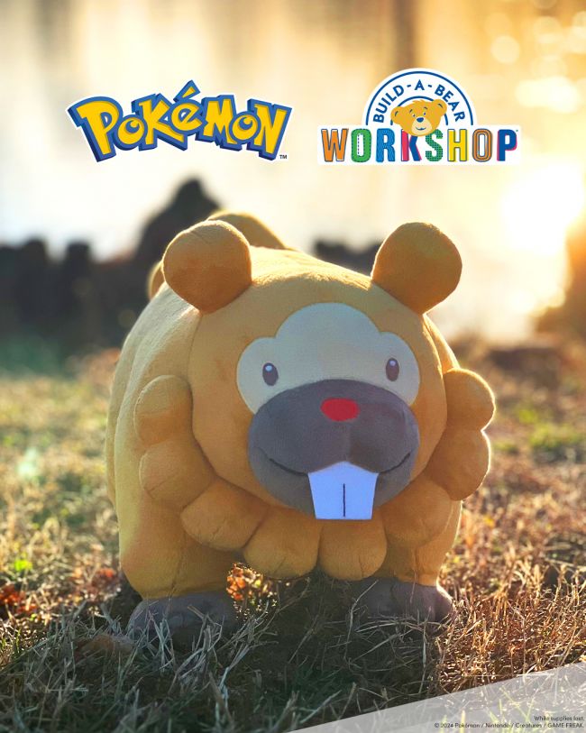 Bidoff to najnowszy Pokémon, który dołączył do pluszowej gamy Build-A-Bear