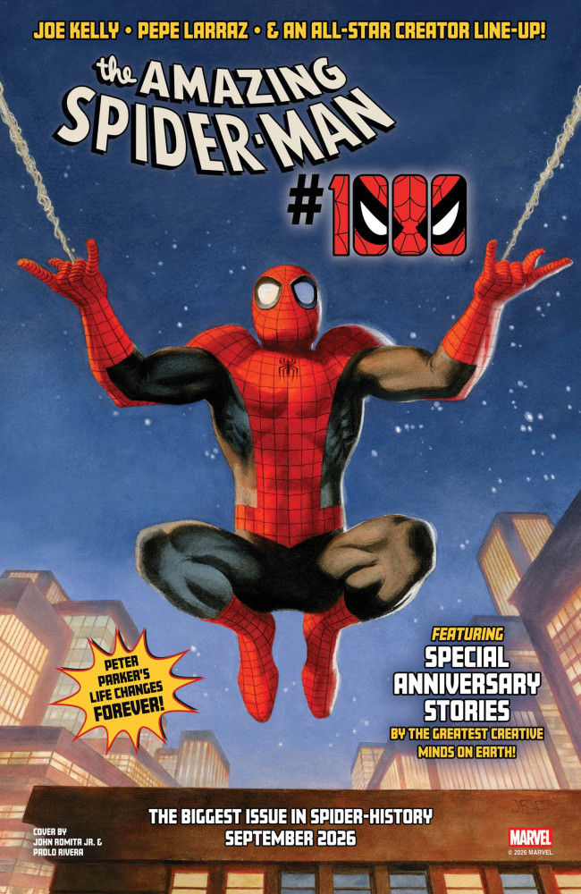 Tysięczne wydanie The Amazing Spider-Man zadebiutuje we wrześniu i jest uznawane za "największy numer w historii Spider "
