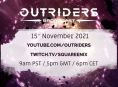 Nowa transmisja o Outriders odbędzie się 15 listopada