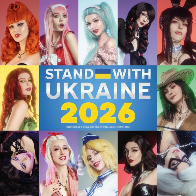 Możesz rozpocząć 2026 rok, wspierając Ukrainę dzięki fajnemu kalendarzowi cosplayowym