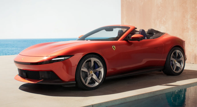 Oto Twój pierwszy spojrzenie na Ferrari Amalfi Spider