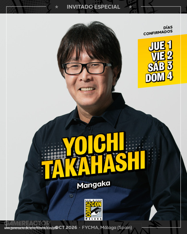 San Diego Comic-Con Málaga potwierdza twórcę Captain Tsubasa: Yoichi Takahashi