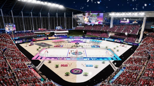 Stadion baseballowy Miami przekształca się w stadion hokejowy na NHL Winter Classic
