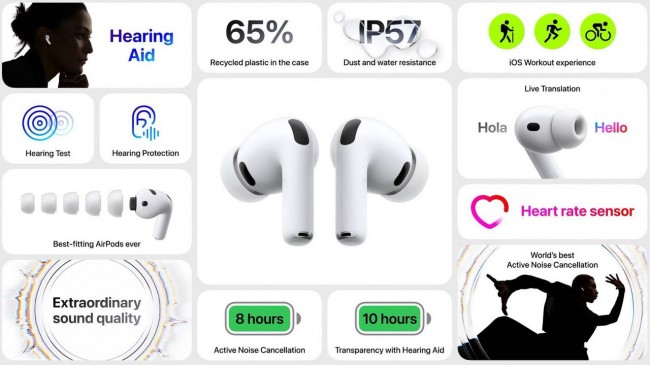 Apple prezentuje AirPods Pro 3