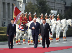 Kim Dzong Un wita Łukaszenkę