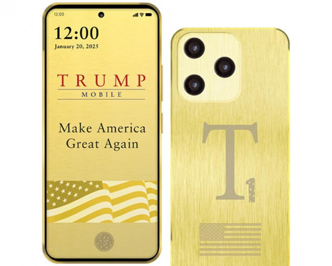 Trump Mobile opóźnia premierę złotego smartfona "Made-in-USA" za 499 dolarów