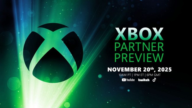 Xbox zorganizuje pokaz Partner Preview 20 listopada