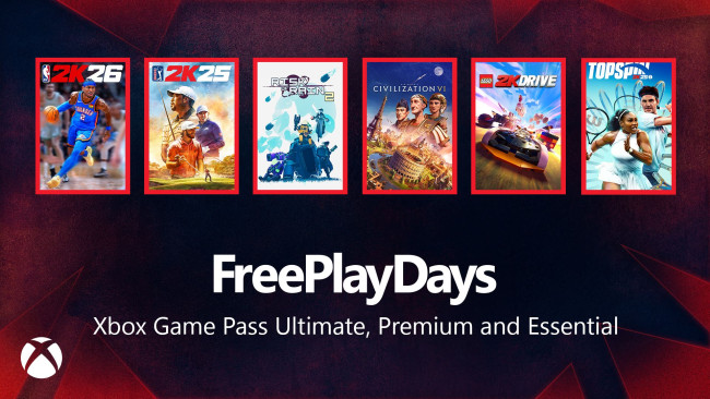 Sześć tytułów 2K Games można w ten weekend grać z dowolną subskrypcją Xbox Game Pass