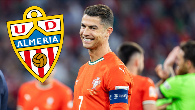 Cristiano Ronaldo kupuje 25% udziałów w UD Almería, klubie drugiej ligi w Andaluzji