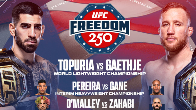 Ilia Topuria kontra Justin Gaethje potwierdzony jako główny bohater wydarzenia UFC w Białym Domu w dniu urodzin Trumpa