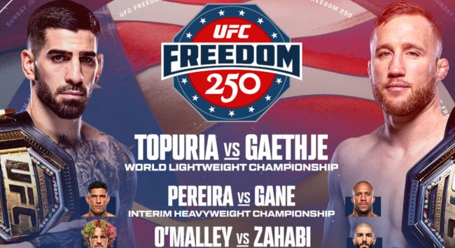 Ilia Topuria kontra Justin Gaethje potwierdzony jako główny bohater wydarzenia UFC w Białym Domu w dniu urodzin Trumpa