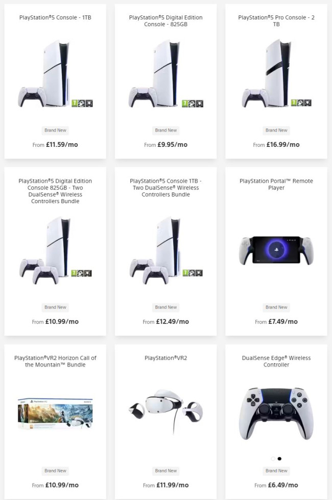 Sony uruchamia plan wynajmu PS5 w Wielkiej Brytanii, zaczynając od £9.95 miesięcznie