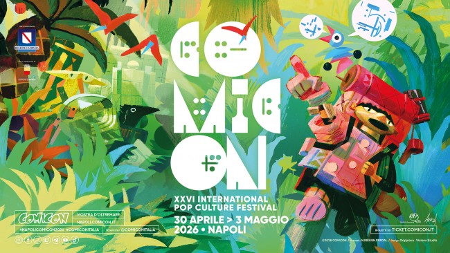 Comicon Napoli 2026 podwaja swoją obecność w grach wideo, ogłasza plakat i Magistra