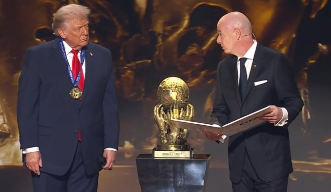 Donald Trump przyznał pierwszą Nagrodę Pokoju FIFA