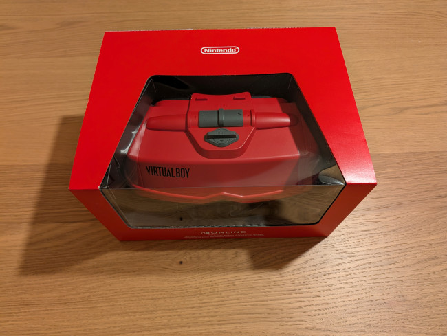 Rozpakowanie i porównanie: Tak wygląda Virtual Boy na Switcha