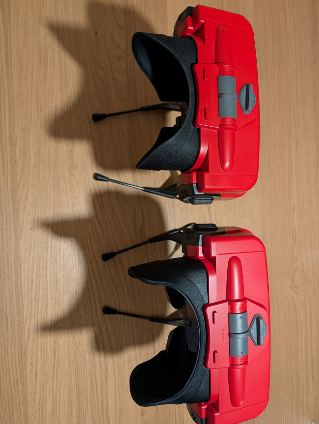 Rozpakowanie i porównanie: Tak wygląda Virtual Boy na Switcha