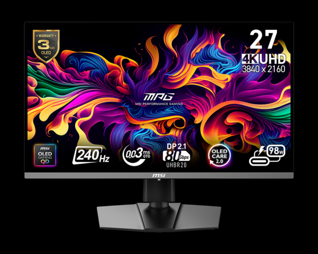 Asus, Samsung i MSI wskakują na targi CES z pierwszymi na świecie 27-calowymi monitorami 4K OLED 240 Hz