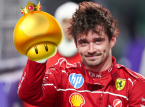 Charles Leclerc por&oacute;wnuje jazdę nowymi bolidami Formuły 1 do łapania grzyb&oacute;w w Mario Kart