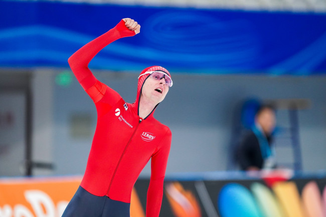 Norweg Sander Eitrem bije nowy rekord olimpijski i zdobywa swój pierwszy złoty medal na igrzyskach