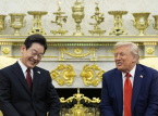 Trump spotyka się z prezydentem Korei Południowej i wspomina rozmowy z Kim Dzong Unem