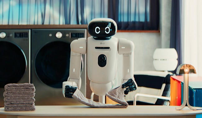 LG prezentuje robota opartego na sztucznej inteligencji, zaprojektowanego do wykonywania prac domowych