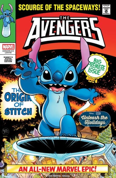 Stitch powraca, by uświetnić okładki kilku nadchodzących komiksów Marvela