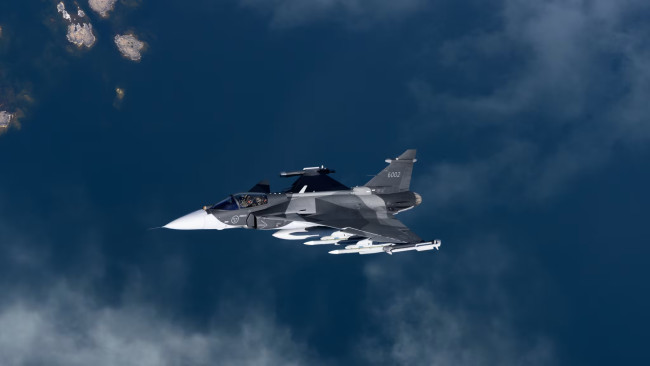 Szwecja przekazuje Ukrainie 16 myśliwców JAS 39 Gripen