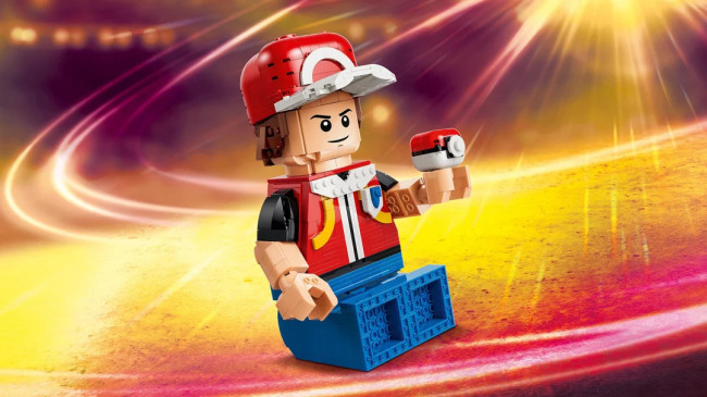 Here to lepsze spojrzenie na Lego Pokémon Trainer Red 