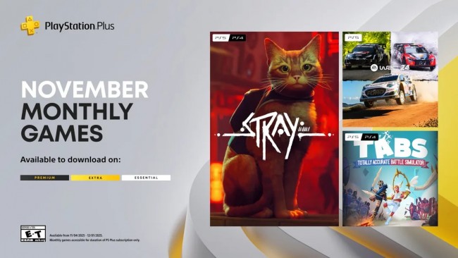 Gry PlayStation Plus są naprawdę zróżnicowane dzięki Stray, EA Sports WRC i TABS w listopadzie