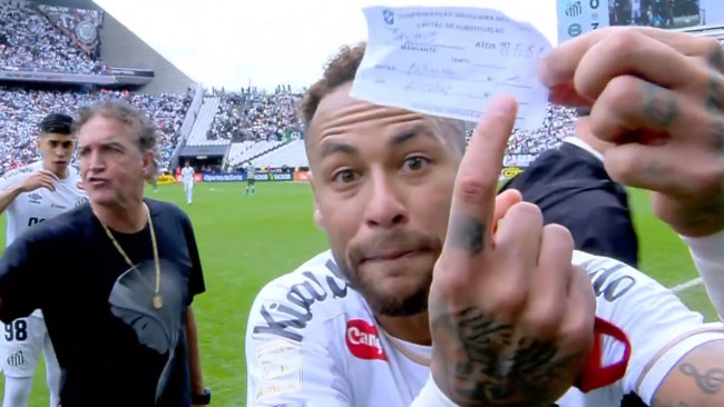Neymar zostaje zmieniony przez błąd sędziego, a Santos ponosi kolejną dotkliwą porażkę