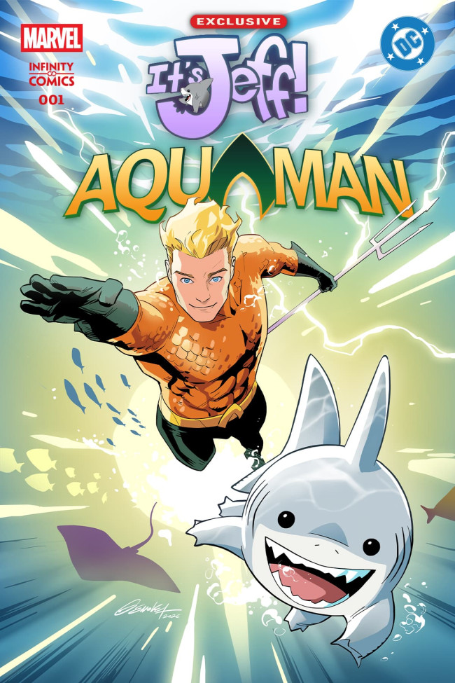 Aquaman łączy siły z Jeffem, Rekinem Lądowym, w najnowszym komiksie Marvel Infinity
