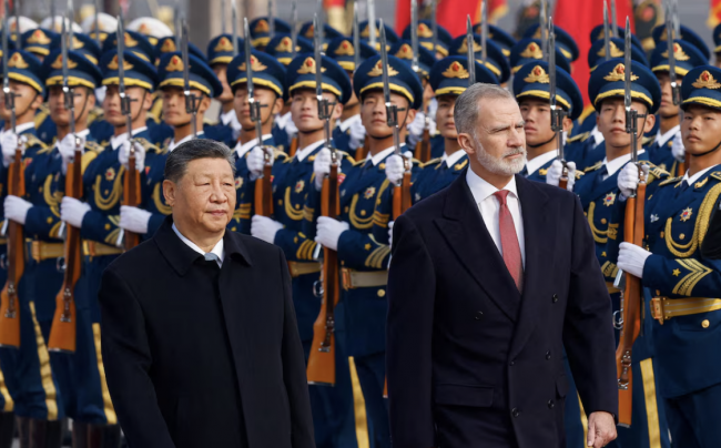 Chiny i Hiszpania spotykają się, by 