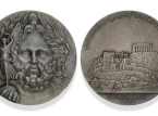Autentyczny srebrny medal z Igrzysk Olimpijskich w 1896 roku sprzedany w Danii za ponad 150 000 euro