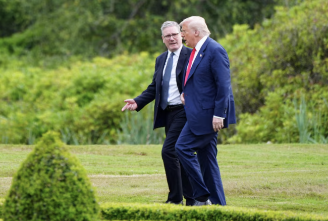 Trump mówi, że "smutno widzieć" napięcie między USA a Wielką Brytanią w związku z atakami na Iran