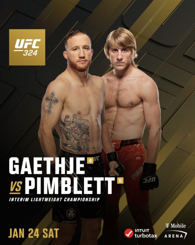 Justin Gaethje kontra Paddy Pimblett: Czasy i jak oglądać UFC 324 w ten weekend