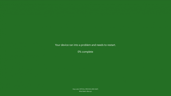 Microsoft chce zmienić niebieski ekran śmierci systemu Windows