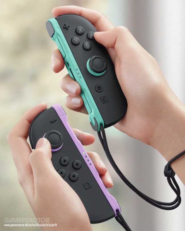 Nintendo wprowadza jasnofioletowe (L) i jasnozielone (R) kontrolery Joy-Con 2 na Switch 2