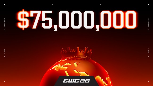 Esports World Cup 2026 będzie miał oferować rekordową pulę nagród w wysokości 75 milionów dolarów