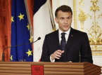 Macron chwali "przewidywalność" Europy, atakując Trumpa: "To nie jest złe w takich czasach jak te"