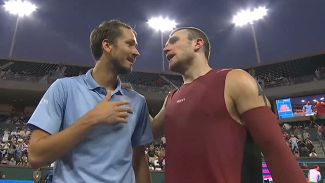 Jack Draper i Daniil Miedwiediew kłócą się o karę za przeszkody w Indian Wells