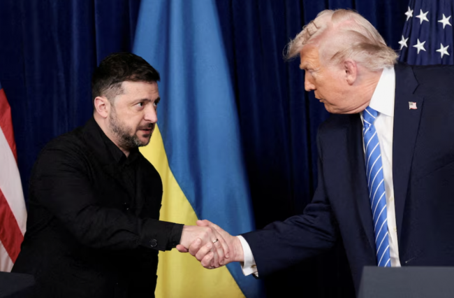 Zełenski udaje się do Davos na rozmowy z Trumpem