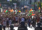 Propalestyńscy demonstranci wtargnęli na ulice Madrytu i zatrzymali La Vuelta a Espa&ntilde;a