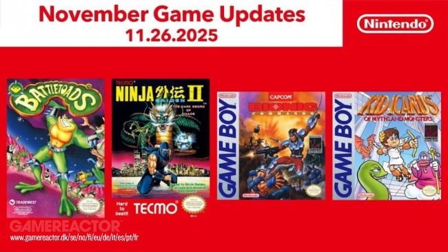 Kid Icarus, Ninja Gaiden i Battletoads pojawią się na Nintendo Switch Online