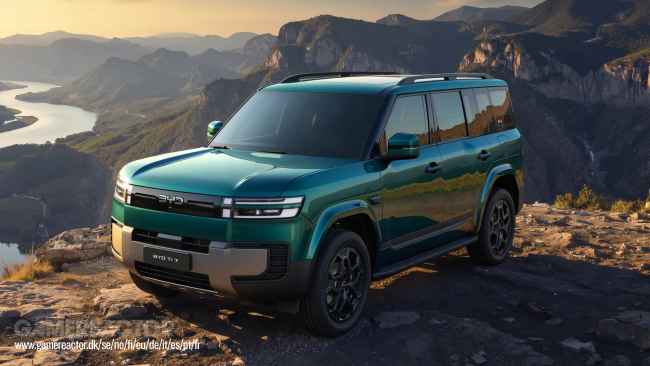 Nowy, kanciasty siedmioosobowy samochód BYD wyraźnie czerpie inspirację z Land Rover Defender
