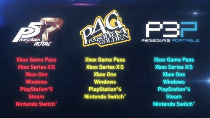 Persona Series - Zapowiedź zwiastun Xbox Game Pass, Xbox Series X|S, PS4, PS5, PC i Nintendo Switch