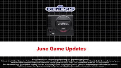 Nintendo Switch Online - Sega Mega Drive Aktualizacja gry z czerwca 2022 r.