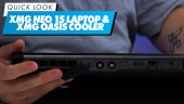 XMG Neo 15 Laptop & XMG Oasis Cooler - Szybki przegląd