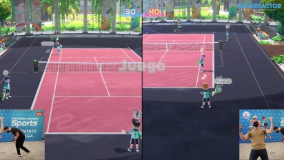 Nintendo Switch Sports - Tenis VS i tryb kooperacji Rozgrywka wieloosobowa