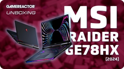 MSI Raider GE78 HX (2024) - rozpakowywanie