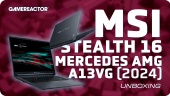 MSI Stealth 16 Mercedes-AMG Motorsport A13V (2024) - rozpakowywanie
